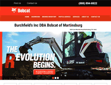 Tablet Screenshot of bobcatofmartinsburg.com